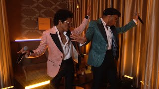 Bruno Mars Anderson Paak Silk Sonic  Leave The Door Open Live from the BET Awards [upl. by Roose]