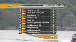 Replay 1 SegelBundesliga 2014 Starnberg Tag 1 [upl. by Nove]