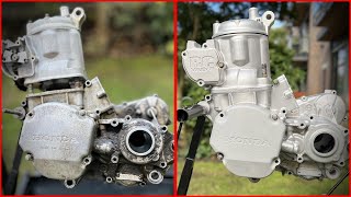 Cr250 Engine Nasty Dirt and grime cleanup [upl. by Ojoj]