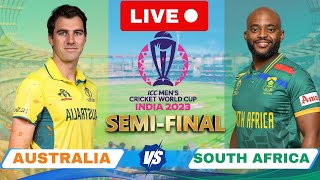 South Africa vs Australia Semi Final Live Match  SA vs AUS Live score  ICC World Cup Semi Final [upl. by Karim295]