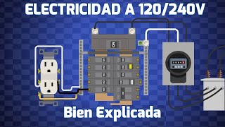 Como funciona la Electricidad en 120V y 240 Voltios  Bien explicada [upl. by Solakcin]