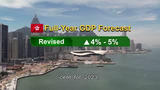 HK Narrows FullYear GDP Forecast to 45pc  HKIBC News [upl. by Mile240]