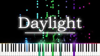 Daylight Tutorial  Synthesia Visualization  Piano Particles  Huesic Synthesia Piano [upl. by Susan]