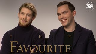 Joe Alwyn amp Nicholas Hoult on The Favourite and XMen future for Beast [upl. by Nnayt506]