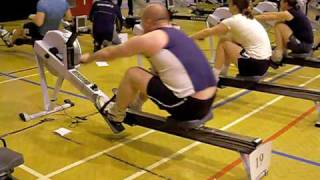 Indoor Rowing 500m World Record  1144s Rob Smith amp 1294s Graham Lay [upl. by Inness]