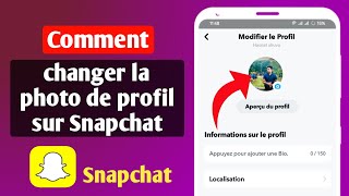 Comment changer la photo de profil sur Snapchat [upl. by Avik]