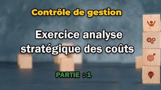 Contrôle de gestion  exercice analyse stratégique des coûts quotEse SONORquot Part 1 [upl. by Kurman]