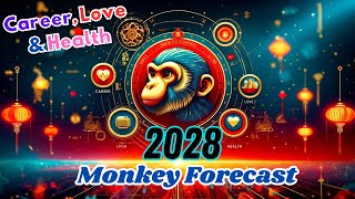 2028 Monkey Zodiac Forecast Career Love and Health Predictions [upl. by Gratt]