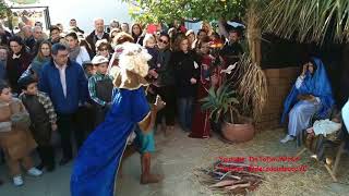 LOS REYES MAGOS EN EL TERCER BELEN VIVIENTE DE LOS MARISTAS DE SANLUCAR LA MAYOR DICIEMBRE 2017 [upl. by Akyre]