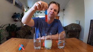 Action of Red and Blue Litmus Paper on Acid and Alkali  Experiment [upl. by Yramliw932]