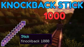 Minecraft Bedrock How to Get a Knockback 1000 Stick  Bedrock Command Block Tutorial [upl. by Sillyhp]