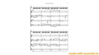 Fugue for String Quartet [upl. by Nnahsal]