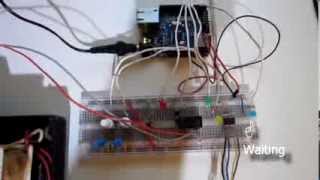 Slide scanning with DSLR controlled by Arduino  prototype [upl. by Trebmal474]