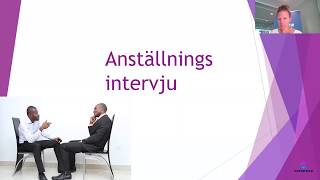 Anställningsintervju Anja [upl. by De Witt]