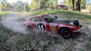 Kyosho Fazer Datsun 240Z Rally Car RAN GREAT [upl. by Johannessen]