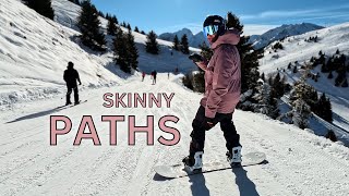 Technique for Snowboarding Skinny Narrow Paths [upl. by Griffiths]