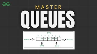 WHAT IS QUEUE  Queue Data Structures  DSA Course  GeeksforGeeks [upl. by Naffets857]