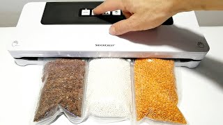 Vacuum Sealer Test  SilverCrest  German Quality 5 [upl. by Jordain828]