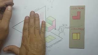 Geometria Descritiva  Aula 4  Projeção Ortogonal [upl. by Wendt903]