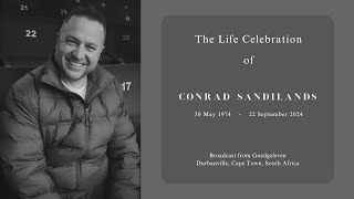 The life celebration of Conrad Sandilands  Wednesday 2 October at 14h00 [upl. by Bury]