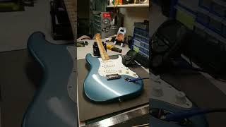 On the Workbench  2020 Fender Stratocaster in Tidepool Blue [upl. by Tristas]