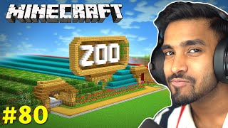 I BUILD A BIG ZOO  MINECRAFT GAMEPLAY 80 [upl. by Alicirp774]