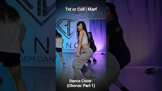 ♫ Txt or Call 🎙️ Marf Yau  Dance Cover Chorus Part 1 Marf COLLAR ViuTV [upl. by Aurore]