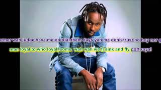 Popcaan  Family Lyrics with clean audio [upl. by Orsino]