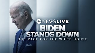 Biden Stands Down  The Race for the White House l ABC News Special [upl. by Aihtebat]