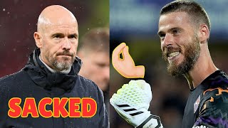 David De Gea Reacts To Erik Ten Hag Sacking by Manchester United [upl. by Ydor525]