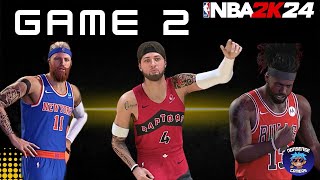 NBA 2K24 MyCareer with friends Second game of the 1st Season [upl. by Aliac]