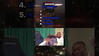 Adin Ross best moments adinross funny funnyvideo top5 moments [upl. by Asilak]