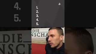 Top5Sprüche von Lukas Podolski 😂😂 effzeh effZEHN podolski [upl. by Dearden]