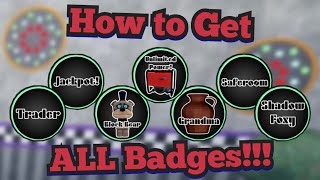 How to Get ALL Badges  FNAF The Resurgence  Roblox [upl. by Hsihsa598]