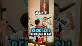 BEŞİKTAŞLI MİNİK TARAFTARA AF ÇIKTI 😂 beşiktaş futbol [upl. by Casady416]