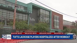 Tufts lacrosse players hospitalized with serious condition after workout led by Navy SEAL grad [upl. by Ahseinar]