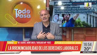 En la columna del Dr Muntaner hoy hablamos de la irrenunciabilidad de los derechos laborales [upl. by Gar]