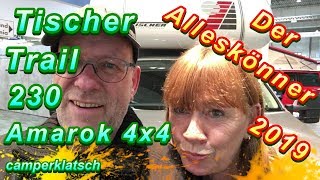 Tischer PickUp 💥 VW Amarok 4x4 Camper💥Trail Pickup Wohnkabine💥 4x4 Allrad Wohnmobil Test  Review [upl. by Tamis]