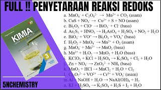 FULL ‼️ PENYETARAAN REAKSI REDOKS KELAS 12 [upl. by Ulu622]