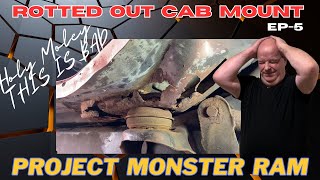 DODGE RAM RUSTED OUT CAB MOUNT [upl. by Silber]