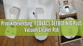 Produktbewertung ECOVACS DEEBOT N10 PLUS Vacuum Cleaner Robot with Mop 4300Pa Car Suction Station [upl. by Lach618]