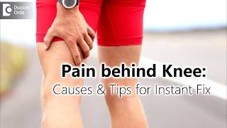 What causes sharp pain behind knee How can it be managed  Dr Navinchand D J [upl. by Aylmar]