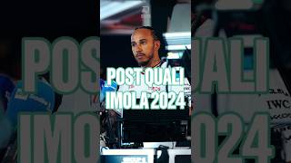 Lewis PostQuali Interview  Imola 2024 [upl. by Yhtomot]