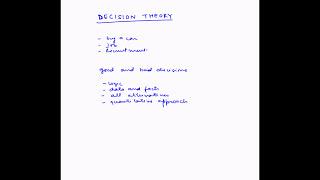 Decision Theory  Fundas [upl. by Nolur]