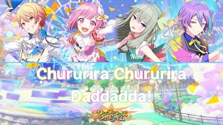 FULL VER Wonderlands×ShowtimeChururira Chururira Daddadda  Color Coded KanRomEng Lyrics プロセカ [upl. by Romina230]