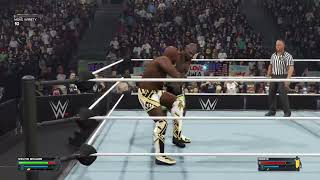 AEW DYNAMITE  Shelton Benjamin VS Swerve Strickland [upl. by Duwalt]