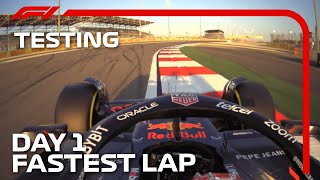 Max Verstappens Fastest Lap  Day 1  F1 PreSeason Testing 2024 [upl. by Prober448]