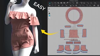 BeginnerFriendly Guide Create Your Own Marvelous Designer Dress [upl. by Kirby]