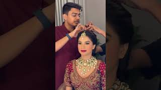 Red lip bride❤️ youtube youtubeshorts himanshugupta [upl. by Arannahs732]