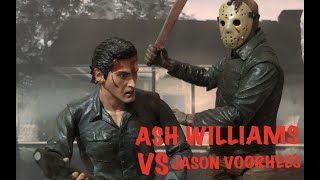 Ash Williams vs Jason Voorhees The Classic Stop Motion [upl. by Chloe]